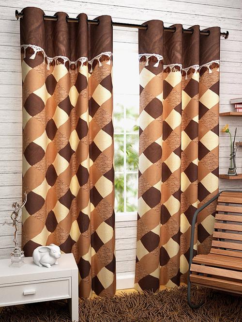 home fantasy desinger window curtain-4 pcs - 13068334 - Very Small Image - 1