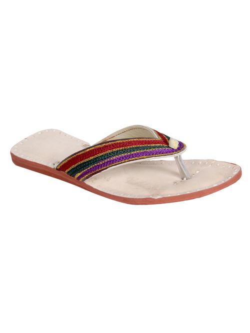 multi colored ethnic sandal - 13068426 - Very Small Image - 1