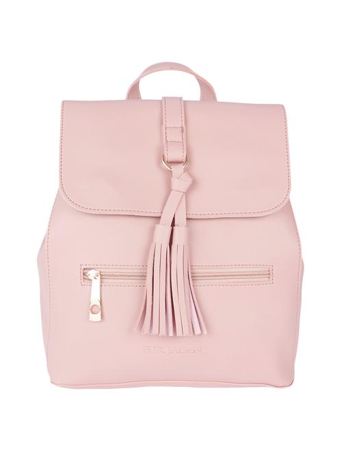 pink synthetic leather backpack - 13069165 - Very Small Image - 1