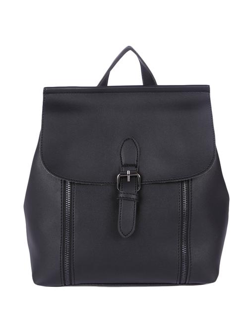 black leatherette backpack - 13069174 - Very Small Image - 1