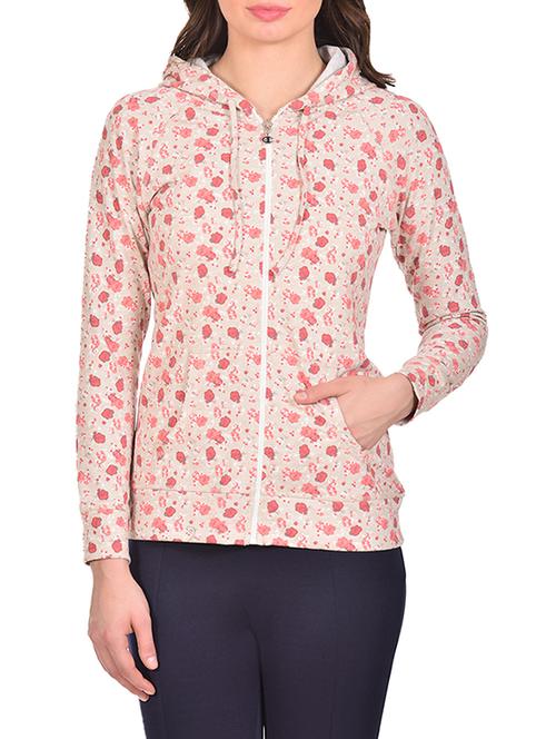 pink fleece hooded sweatshirt - 13069838 - Very Small Image - 1