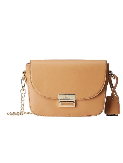 brown leatherette sling bag - 13072669 - Very Small Image - 1