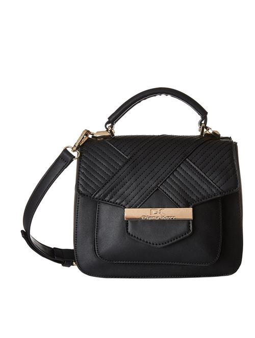 black leatherette sling bag - 13072672 - Very Small Image - 1