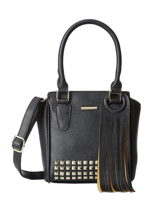 black leatherette handbag - 13072701 - Very Small Image - 1