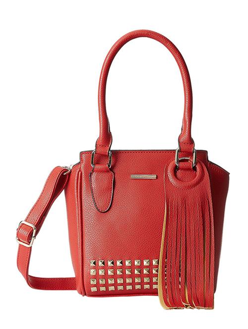 red leatherette handbag - 13072704 - Very Small Image - 1