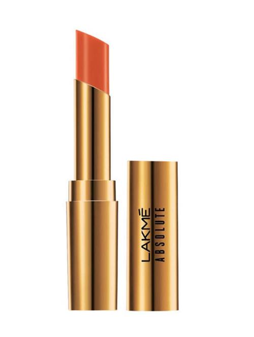 lakme absolute argan oil lip color - dewy orange - 13074422 - Very Small Image - 1
