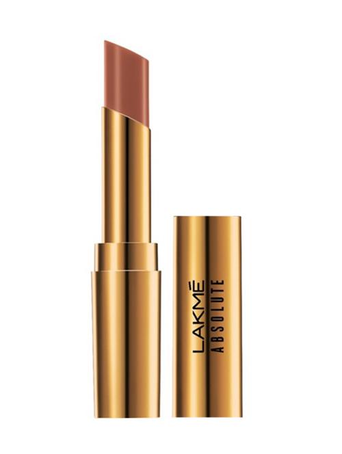 lakme absolute argan oil lip color - buttery caramel - 13074425 - Very Small Image - 1