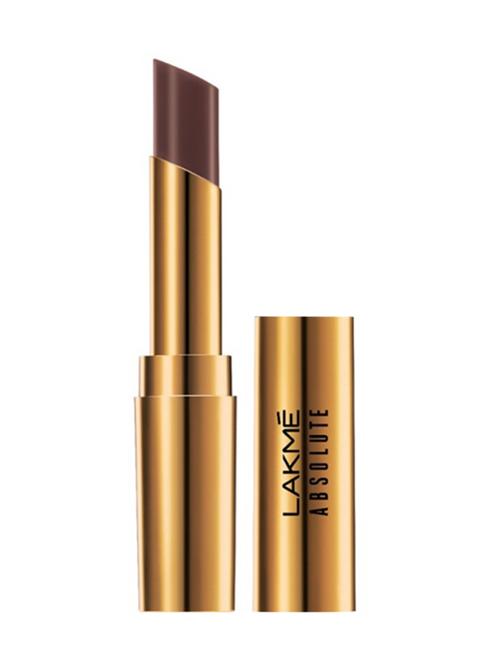 lakme absolute argan oil lip color - deep brown - 13074426 - Very Small Image - 1