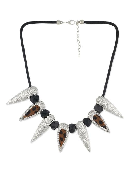 multi colored metal short necklace - 13075866 - Very Small Image - 1