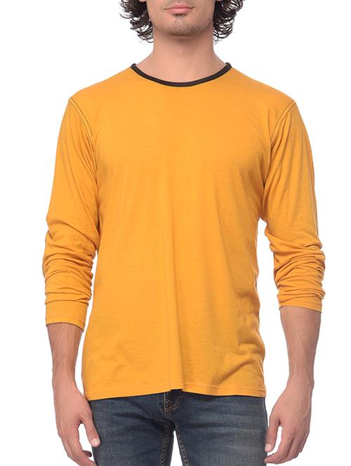 yellow cotton tshirt - 13076012 - Very Small Image - 1