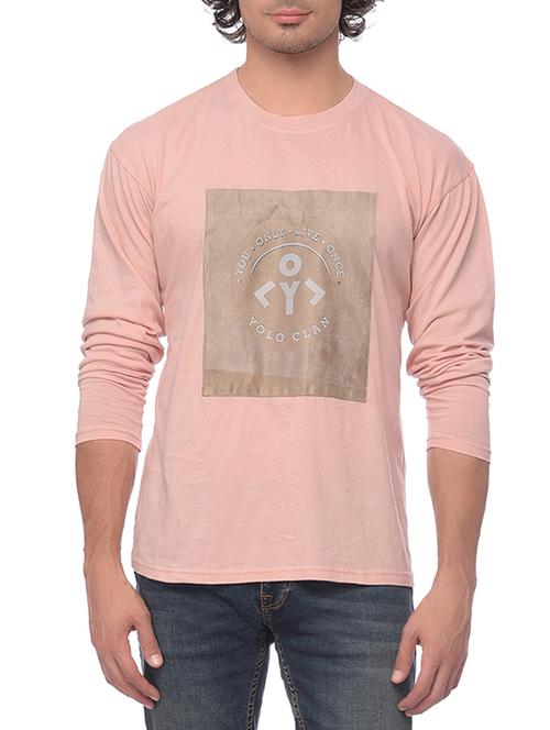 pink cotton printed t-shirt - 13076021 - Very Small Image - 1
