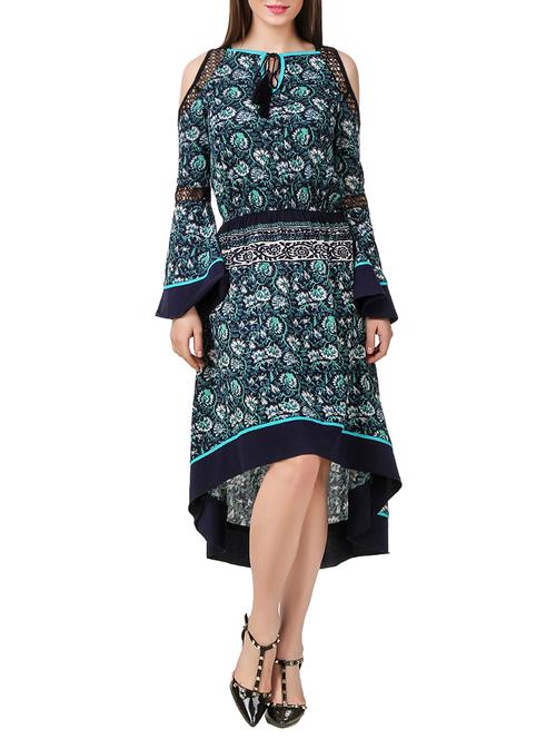 multicolored printed jersey dress - 13078357 - Very Small Image - 1