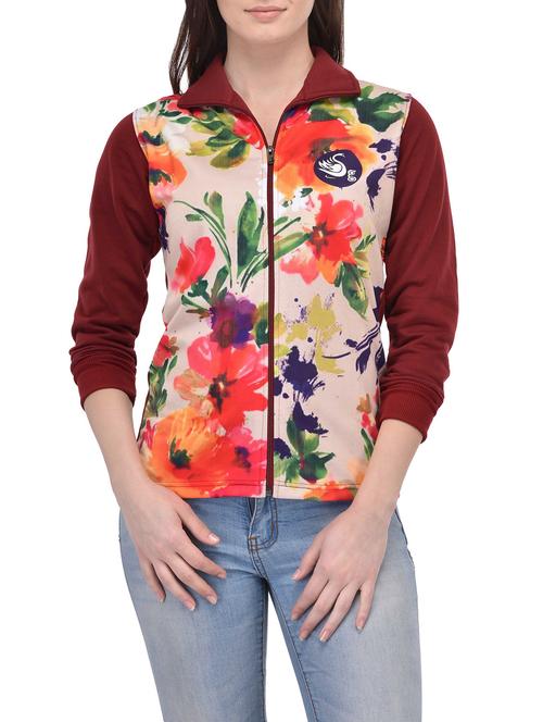 multicolored fleece sweatshirt - 13078595 - Very Small Image - 1