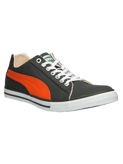 grey canvas lace up sneakers - 13079587 - Very Small Image - 1