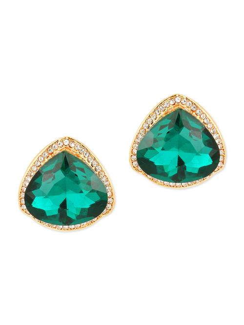green metallic studded studs - 1308049 - Very Small Image - 1