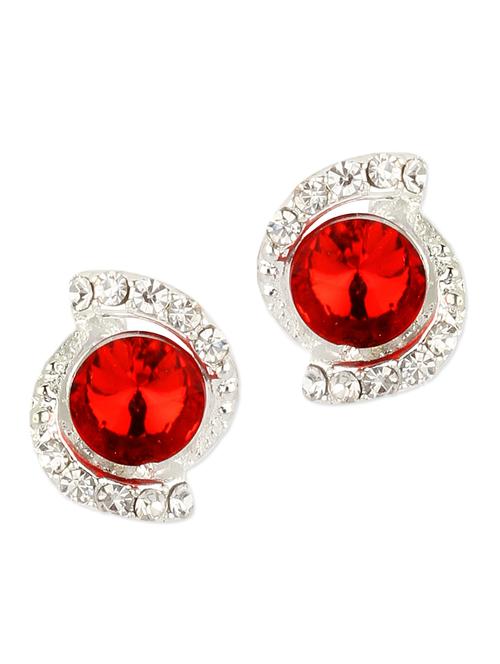 Red Metallic Studded Studs - 1308096 - Very Small Image - 1
