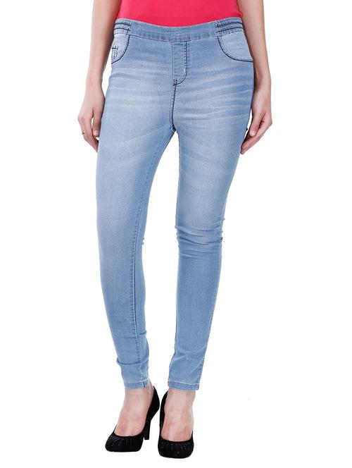 light blue denim jeggings - 13081167 - Very Small Image - 1