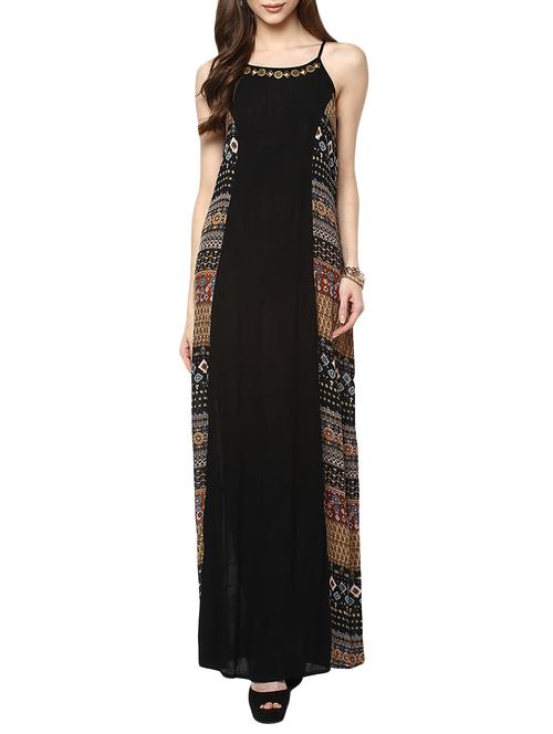 black rayon dress - 13081876 - Very Small Image - 1