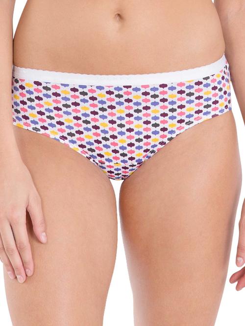 multi colored cotton hipster panty - 13083342 - Very Small Image - 1