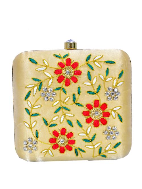beige cotton clutch - 13085295 - Very Small Image - 1