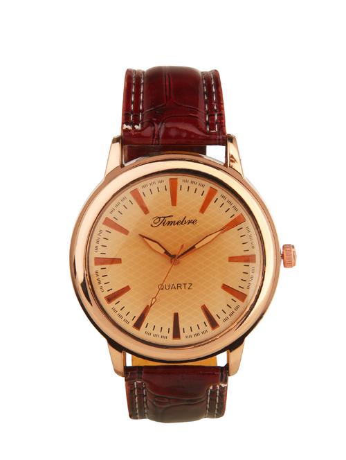 timebre men royal bronze casual analog watch - 13086359 - Very Small Image - 1