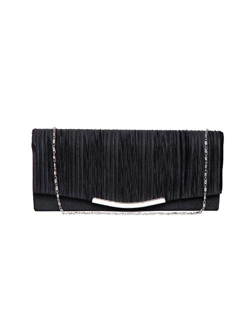 black polyester clutch - 13086628 - Very Small Image - 1