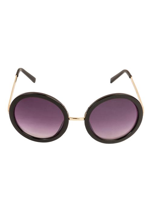 vespl designer black color round shaped metal frame women sunglasses-v-6224 - 13087635 - Very Small Image - 1