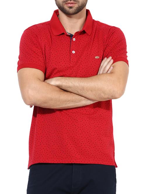 red cotton printed t-shirt - 13087776 - Very Small Image - 1