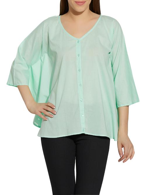 light blue cotton shirt - 13091637 - Very Small Image - 1