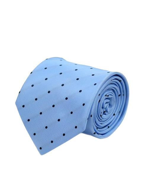 blue micro fiber tie - 13092318 - Very Small Image - 1