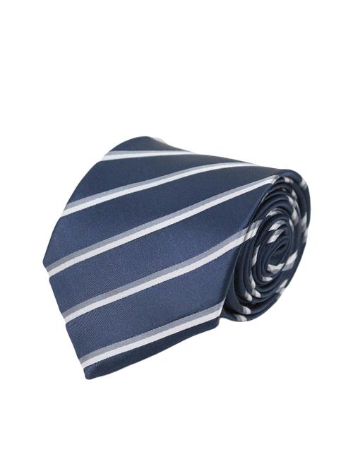 blue micro fiber tie - 13092335 - Very Small Image - 1