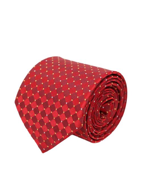 red micro fiber tie - 13092372 - Very Small Image - 1