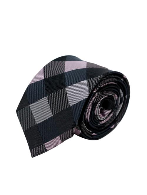 black micro fiber tie - 13092392 - Very Small Image - 1