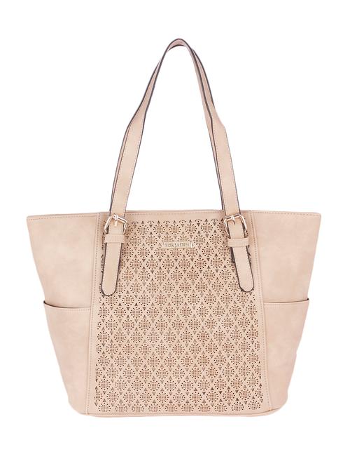 beige leatherette handbag - 13093769 - Very Small Image - 1