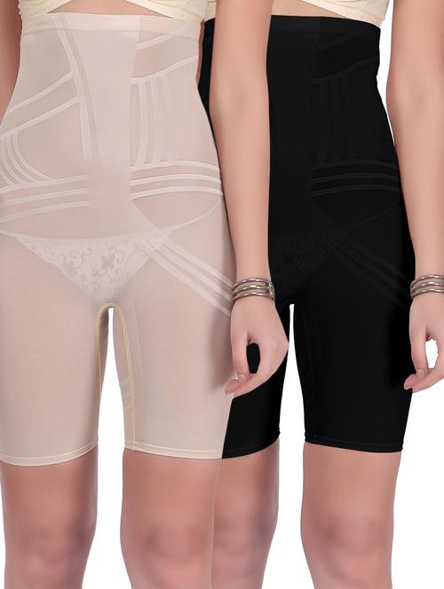 set of 2 multicolored polyester shapewear - 13094089 - Very Small Image - 1