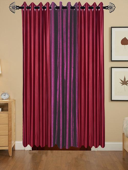 solid crush door curtain set of 3 84 x 48 in(size : 213 x 122 cm) - 13095862 - Very Small Image - 1