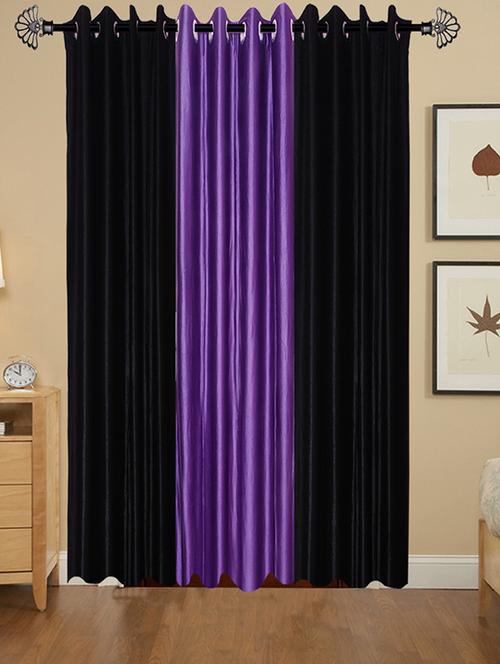 solid crush door curtain set of 3 84 x 48 in(size : 213 x 122 cm) - 13095900 - Very Small Image - 1