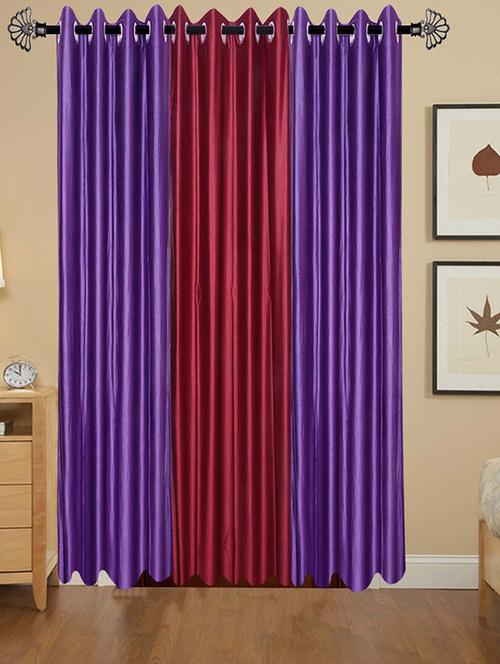solid crush door curtain set of 3 84 x 48 in(size : 213 x 122 cm) - 13095913 - Very Small Image - 1