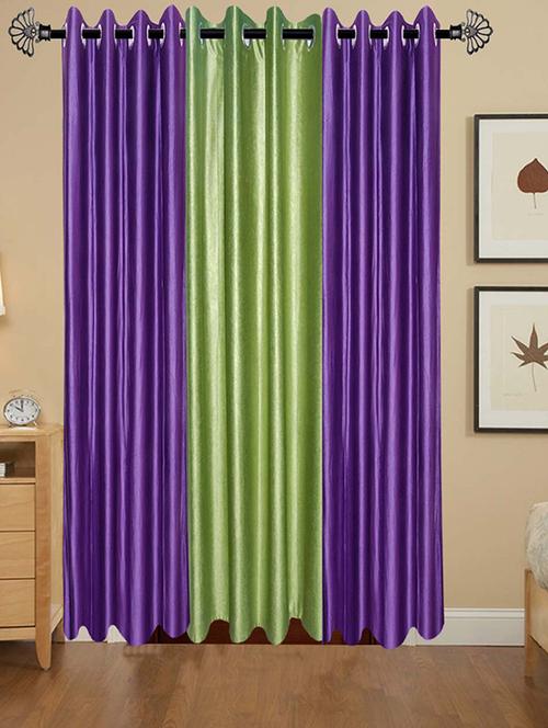 solid crush door curtain set of 3 84 x 48 in(size : 213 x 122 cm) - 13095917 - Very Small Image - 1