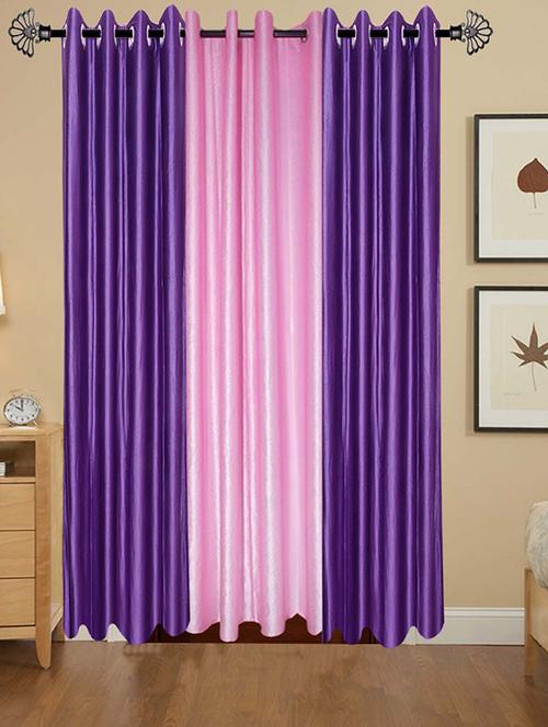 solid crush door curtain set of 3 84 x 48 in(size : 213 x 122 cm) - 13095918 - Very Small Image - 1
