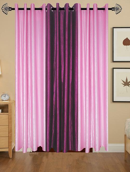 solid crush door curtain set of 3 84 x 48 in(size : 213 x 122 cm) - 13095958 - Very Small Image - 1