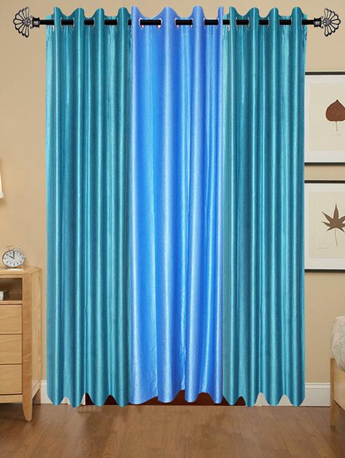 solid crush door curtain set of 3 84 x 48 in(size : 213 x 122 cm) - 13096005 - Very Small Image - 1