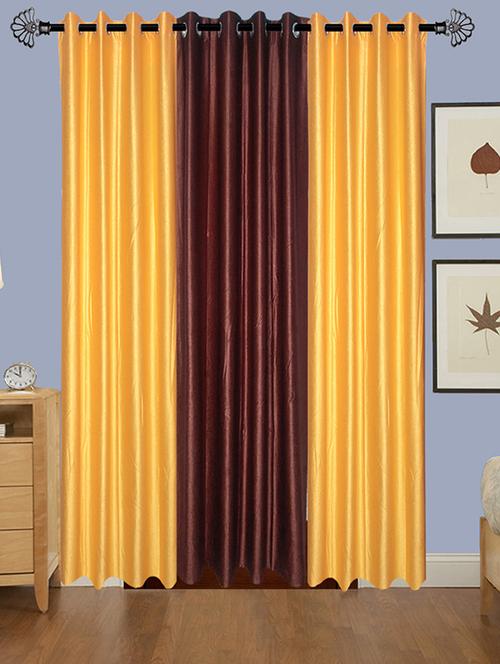 solid crush door curtain set of 3 84 x 48 in(size : 213 x 122 cm) - 13096010 - Very Small Image - 1