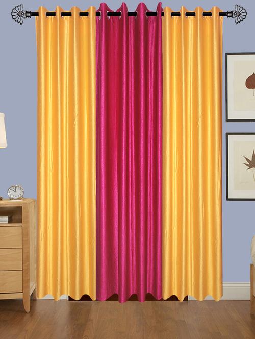 solid crush door curtain set of 3 84 x 48 in(size : 213 x 122 cm) - 13096020 - Very Small Image - 1
