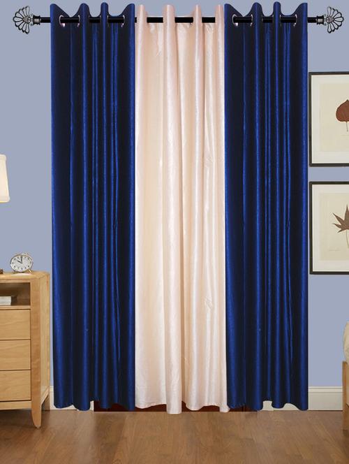 solid crush door curtain set of 3 84 x 48 in(size : 213 x 122 cm) - 13096027 - Very Small Image - 1