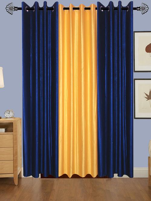 solid crush door curtain set of 3 84 x 48 in(size : 213 x 122 cm) - 13096035 - Very Small Image - 1