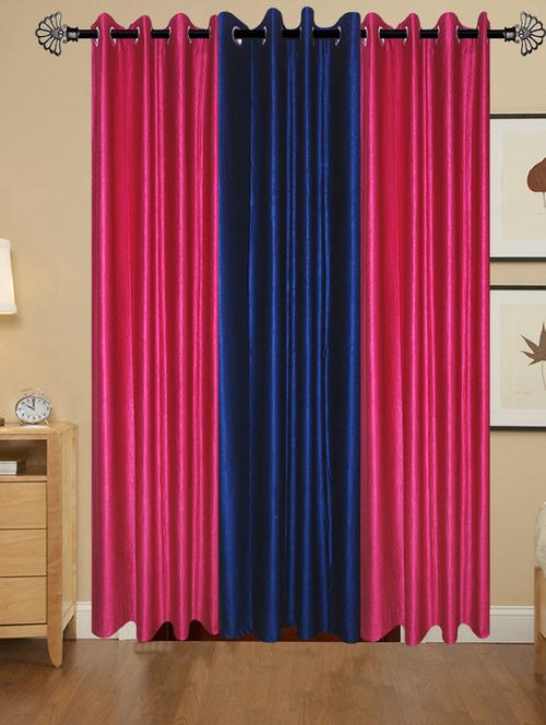 solid crush door curtain set of 3 84 x 48 in(size : 213 x 122 cm) - 13096052 - Very Small Image - 1
