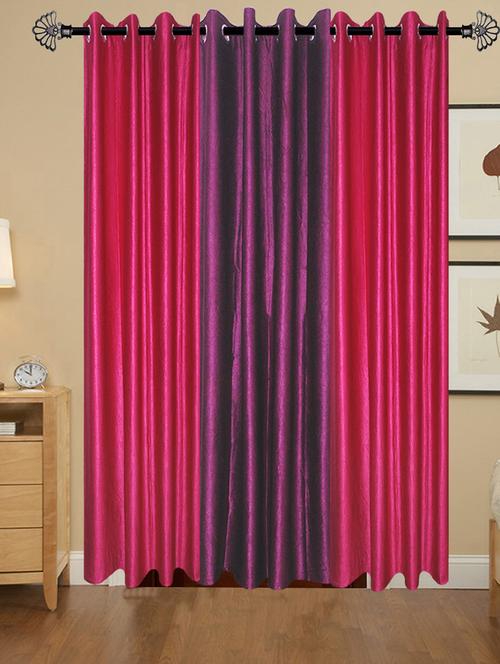 solid crush door curtain set of 3 84 x 48 in(size : 213 x 122 cm) - 13096054 - Very Small Image - 1