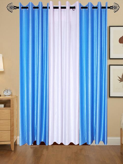 solid crush door curtain set of 3 84 x 48 in(size : 213 x 122 cm) - 13096065 - Very Small Image - 1