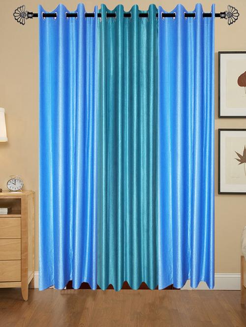 solid crush door curtain set of 3 84 x 48 in(size : 213 x 122 cm) - 13096066 - Very Small Image - 1